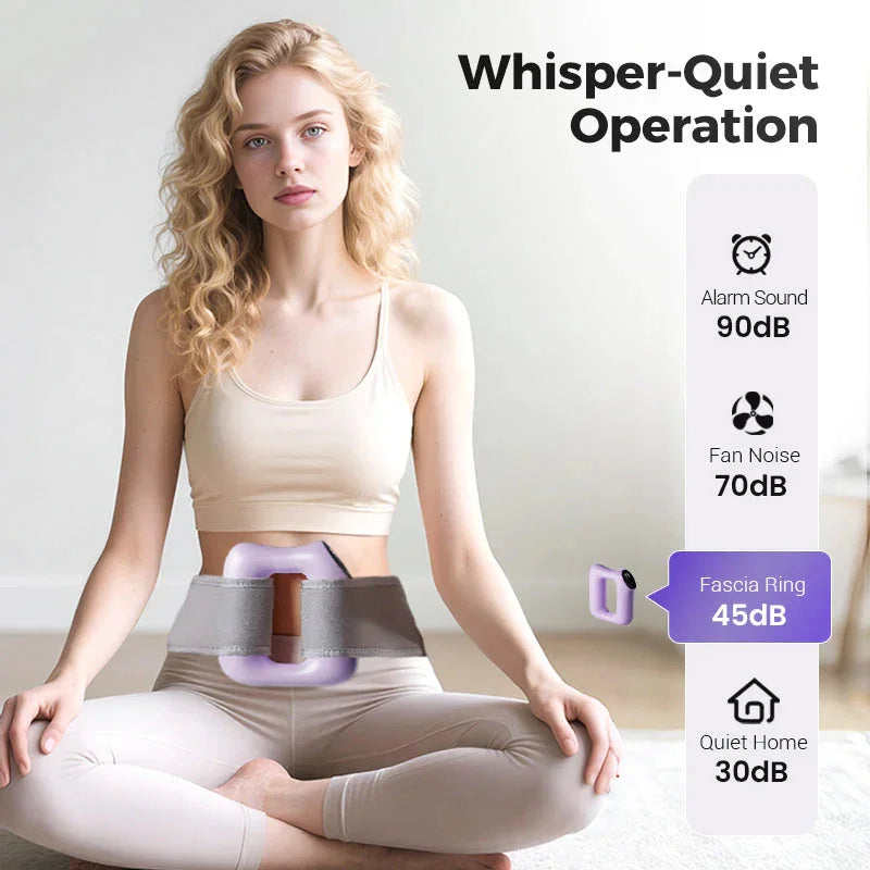 All-in-One Full-Body Fascia Ring Massage Gun with Belt for Fat Burning, Body Shaping & Weight Loss
