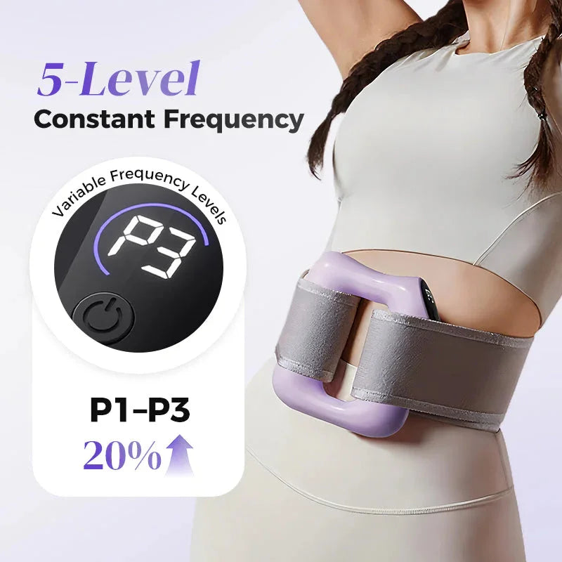 All-in-One Full-Body Fascia Ring Massage Gun with Belt for Fat Burning, Body Shaping & Weight Loss